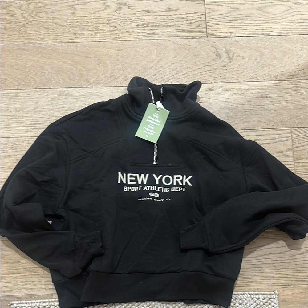 H&M Half Zip Sweater New